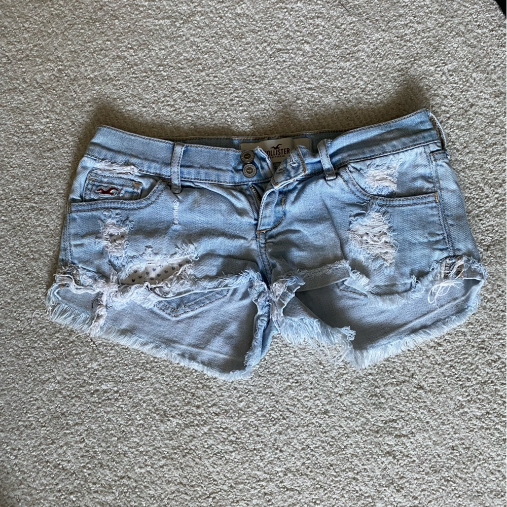 Hollister low rose booty demin shorts